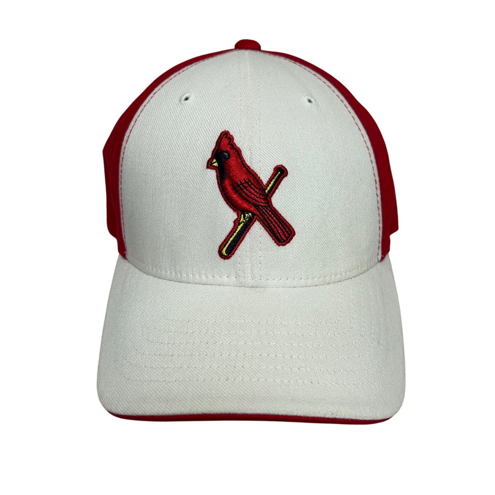 St. Louis Cardinals Baseball Cap Cooperstown Collection Flexfit Hat Red 2003 VTG